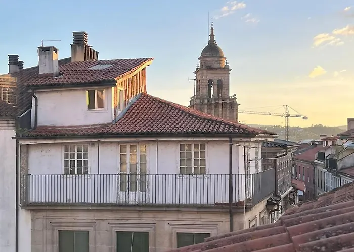 Acogedor Del Casco Antiguo De Apartamento Ourense